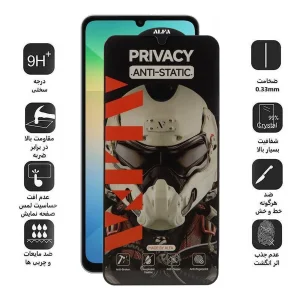 محافظ صفحه نمایش حریم شخصی اپیکوی مدل Alpha مناسب برای گوشی موبایل سامسونگ Galaxy A06/A06s/A05/A05s