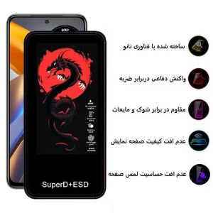 محافظ صفحه نمایش اپیکوی مدل Dragon ESD مناسب برای گوشی موبایل شیائومی Redmi Note 11 Global /4G / Note 11S 4G Global/Note 10 4G Global / Note 10S / Note 11 SE / Poco M5s