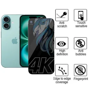 محافظ صفحه حریم شخصی نمایش اِپیکوی مدل Lion stereo Vision Pro Pry مناسب برای گوشی موبایل iPhone 17 Pro /17 / 16 Pro