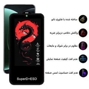 محافظ صفحه نمایش اپیکوی مدل Red Dragon ESD مناسب برای گوشی موبایل شیائومی Mi 15 Ultra / Mi 15s Pro
