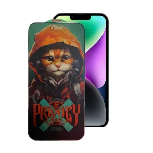 محافظ صفحه نمایش حریم شخصی اپیکوی مدل Privacy Hoodie Cat مناسب برای گوشی موبایل اپل iPhone 14 pro max/ 16 Plus /15 plus