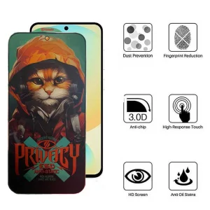 محافظ صفحه نمایش اپیکوی مدل Hoodie Cat مناسب برای گوشی موبایل سامسونگ Galaxy A55/A35/M35