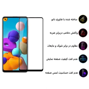 محافظ صفحه نمایش سرامیکی اپیکوی مدل CR7 مناسب برای گوشی موبایل سامسونگ Galaxy A21s