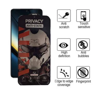 محافظ صفحه نمایش حریم شخصی اپیکوی مدل Alpha مناسب برای گوشی موبایل شیائومی Poco F6 Pro/ Poco F6/ Redmi Turbo 3