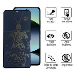 محافظ صفحه نمایش حریم شخصی اپیکوی مدل wukong privacy مناسب برای گوشی موبایل شیائومی Poco X7 Pro / X6 Pro / Redmi Note 14 / Turbo 4