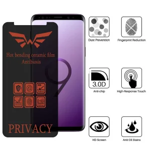 محافظ صفحه نمایش حریم شخصی اپیکوی مدل  Nano-Privacy مناسب برای گوشی موبایل سامسونگ Galaxy S8/S9