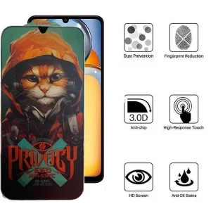 محافظ صفحه نمایش حریم شخصی اپیکوی مدل Hoodie Cat مناسب برای گوشی موبایل شیائومی Redmi 13C/ Poco C65