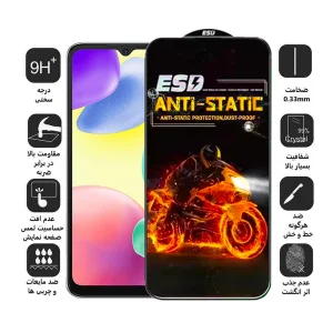 محافظ صفحه نمایش اِپیکوی مدل Fiery ESD مناسب برای گوشی موبایل شیائومی Redmi 10A / 9T / 9 Prime / 9 / 9A / 9C / Poco C31