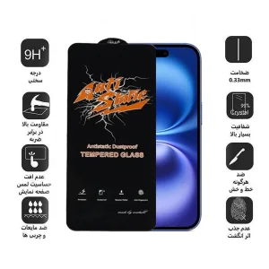محافظ صفحه نمایش اپیکوی مدل Antistatic Dustproof مناسب برای گوشی موبایل اپل iPhone 16e / 14 / 13 Pro / 13