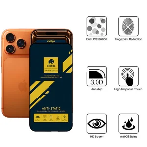 محافظ صفحه نمایش اپیکوی مدل Chelipa Anti-Static مناسب برای گوشی موبایل اپل iPhone 17 Pro Max