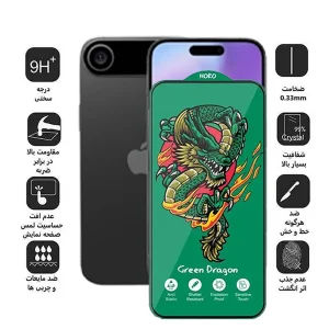 محافظ صفحه نمایش اپیکوی مدل Green Dragon ExplosionProof مناسب برای گوشی موبایل اپل iPhone 17 Air