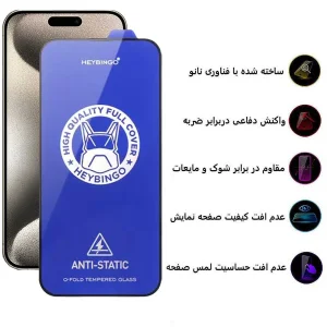 محافظ صفحه نمایش اپیکوی مدل Robot Clear مناسب برای گوشی موبایل اپل iPhone 15 Pro Max