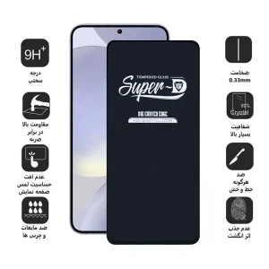 محافظ صفحه نمایش اپیکوی مدل Super 5D مناسب برای گوشی موبایل سامسونگ Galaxy S25