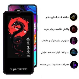 محافظ صفحه نمایش اپیکوی مدل Dragon ESD مناسب برای گوشی موبایل سامسونگ Galaxy A70/A90 5G/A70s/A05s/A05