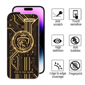 محافظ صفحه نمایش حریم شخصی اپیکوی مدل Wotaer Privacy مناسب برای گوشی موبایل اپل  iPhone 14 Pro Max