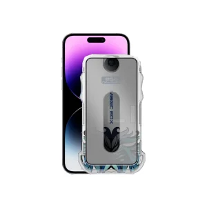 محافظ صفحه نمایش حریم شخصی اپیکوی مدل Lion Privacy Easy Install مناسب برای گوشی موبایل اپل iPhone 14 Pro Max/16 Plus/15 Plus به همراه کیت نصب