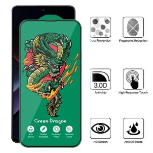 محافظ صفحه نمایش اپیکوی مدل Green Dragon ExplosionProof مناسب برای گوشی موبایل شیائومی Poco X7 Pro / X6 Pro / Redmi Note 14 / turbo 4