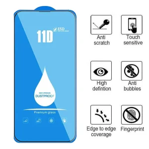محافظ صفحه نمایش 11D اپیکوی مدل Blue ESD مناسب برای گوشی موبایل اپل iPhone 13 Pro Max/ 14 Plus