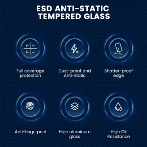 محافظ صفحه نمایش اپیکوی مدل Golden ESD مناسب برای گوشی موبایل شیائومی Poco F6 Pro/ Poco F6/ Redmi Turbo 3
