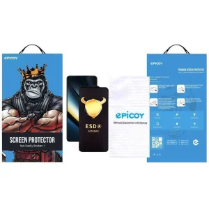 محافظ صفحه نمایش اپیکوی مدل Golden ESD مناسب برای گوشی موبایل شیائومی Poco F6 Pro/ Poco F6/ Redmi Turbo 3