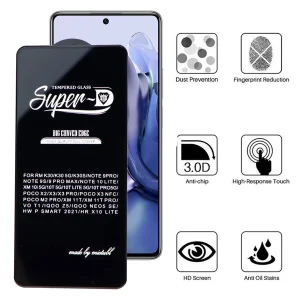 محافظ صفحه نمایش اپیکوی مدل Super 5D مناسب برای گوشی موبایل شیائومی Mi 11T/Mi 11T Pro/Mi 10T/Mi 10T Pro/Mi 10T Lite/Mi 10i/Redmi/K30/K30s/ Note Note10 Lite/Note 9s/Note 9 Pro/Note 9 Pro Max