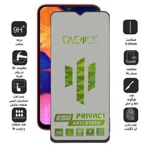 محافظ صفحه نمایش حریم شخصی اپیکوی مدل Cactus-ESD-Privacy مناسب برای گوشی موبایل سامسونگ Galaxy A10