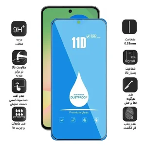 محافظ صفحه نمایش 11D اپیکوی مدل Blue ESD مناسب برای گوشی موبایل سامسونگ Galaxy A56/A36/S24 FE