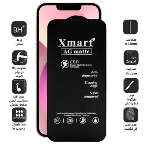 محافظ صفحه نمایش مات اپیکوی مدل Xmart Ag Matte مناسب برای گوشی موبایل اپل iphone 14/13 Pro/13