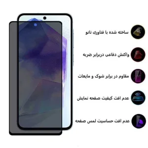محافظ صفحه نمایش حریم شخصی اپیکوی مدل Pricy مناسب برای گوشی موبایل سامسونگ Galaxy M35/ A55 / A35