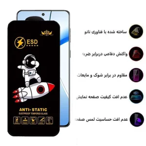محافظ صفحه نمایش اپیکوی مدل Spaceship مناسب برای گوشی موبایل گوگل Pixel 8 Pro/ 7 Pro