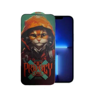 محافظ صفحه نمایش حریم شخصی اپیکوی مدل Privacy Hoodie Cat مناسب برای گوشی موبایل اپل iPhone 13 Pro Max /14 plus