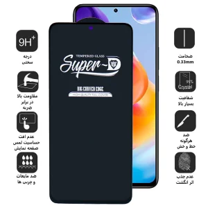 محافظ صفحه نمایش اپیکوی مدل Super 5D مناسب برای گوشی موبایل شیائومی Redmi Note 11 Pro Plus 5G/Note 11E Pro/Note 11 Pro 4G/Note 11 Pro 5G/Note 10 Pro Max / Note 10 Pro