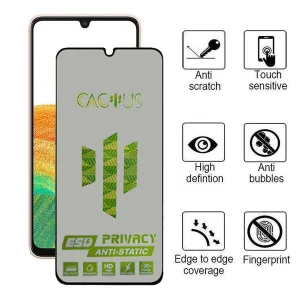 محافظ صفحه نمایش حریم شخصی اپیکوی مدل Cactus-ESD-Privacy مناسب برای گوشی  موبایل سامسونگ Galaxy A33 5G/A32 4G/A22 4G/A50/A50s/A31/A30