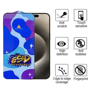 محافظ صفحه نمایش اپیکوی مدل Star ESD مناسب برای گوشی موبایل اپل iPhone 15 Pro Max