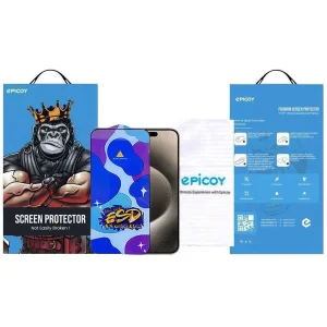 محافظ صفحه نمایش اپیکوی مدل Star ESD مناسب برای گوشی موبایل اپل iPhone 15 Pro Max