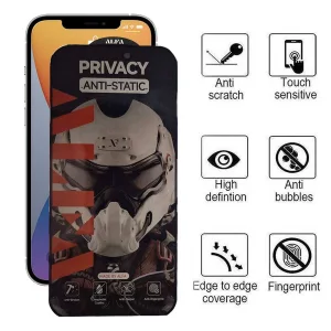 محافظ صفحه نمایش حریم شخصی اپیکوی مدل Alpha مناسب برای گوشی موبایل اپل iPhone 12 Pro / 12