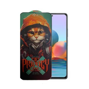 محافظ صفحه نمایش حریم شخصی اپیکوی مدل Privacy Hoodie Cat مناسب برای گوشی موبایل شیائومی Redmi Note 10 Pro Max / Note 10 Pro 4G (India) /Note 10 Pro 4G (International)/ Note 10 Lite