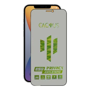 محافظ صفحه نمایش حریم شخصی اپیکوی مدل Cactus-ESD-Privacy مناسب برای گوشی موبایل اپل iPhone 12 Pro Max