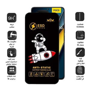 محافظ صفحه نمایش اپیکوی مدل Spaceship مناسب برای گوشی موبایل شیائومی Poco X6 Pro/ Poco X6/ Poco M6 Pro 4G