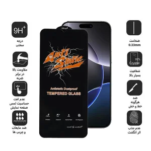 محافظ صفحه نمایش اپیکوی مدل Antistatic Dustproof مناسب برای گوشی موبایل اپل iPhone 16 Pro Max