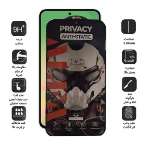 محافظ صفحه نمایش حریم شخصی اپیکوی مدل Alpha مناسب برای گوشی موبایل شیائومیF7 Ultra /F7 Pro /Redmi Note 14s