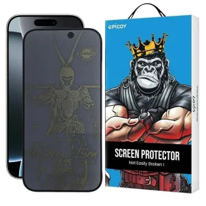 محافظ صفحه نمایش حریم شخصی اپیکوی مدل wukong privacy مناسب برای گوشی موبایل اپل iphone 16 Pro