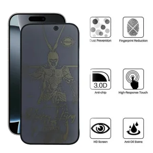 محافظ صفحه نمایش حریم شخصی اپیکوی مدل wukong privacy مناسب برای گوشی موبایل اپل iphone 16 Pro