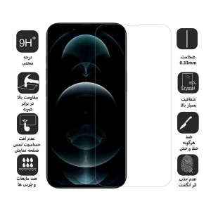 محافظ صفحه نمایش اپیکوی مدل Clear Pro مناسب برای گوشی موبایل اپل iPhone 13/13 Pro/14/16e