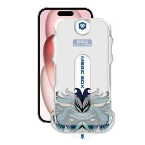 محافظ صفحه نمایش اپیکوی مدل Lion ESD Easy Install مناسب برای گوشی موبایل اپل iPhone 17 Pro / 17 / 16 Pro  به همراه کیت نصب