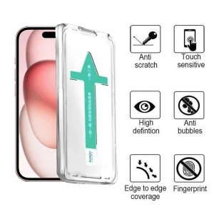 محافظ صفحه نمایش اپیکوی مدل Xundd Axe Easy install مناسب برای گوشی موبایل اپل iPhone 15