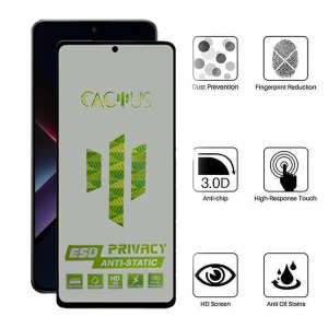 محافظ صفحه نمایش حریم شخصی اپیکوی مدل Cactus-ESD-Privacy مناسب برای گوشی موبایل شیائومی Poco X7 Pro / X6 Pro / Redmi Note 14 / Turbo 4