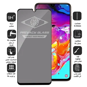 محافظ صفحه نمایش حریم شخصی اپیکوی مدل PvSight مناسب برای گوشی موبایل سامسونگ Galaxy A70/A42/M42