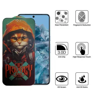 محافظ صفحه نمایش حریم شخصی اپیکوی مدل Privacy Hoodie Cat مناسب برای گوشی موبایل گوگل Pixel 9 Pro XL