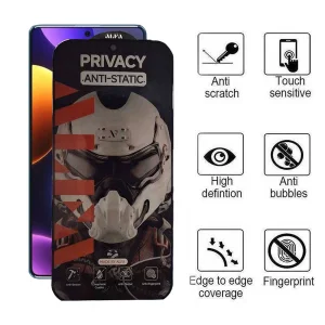 محافظ صفحه نمایش حریم شخصی اپیکوی مدل Alpha مناسب برای گوشی موبایل شیائومی Redmi Note 12 Turbo/ Note 12 Pro 5G/ Note 12 Explorer/ Note 12 Discovery/ Note 12 Pro Speed